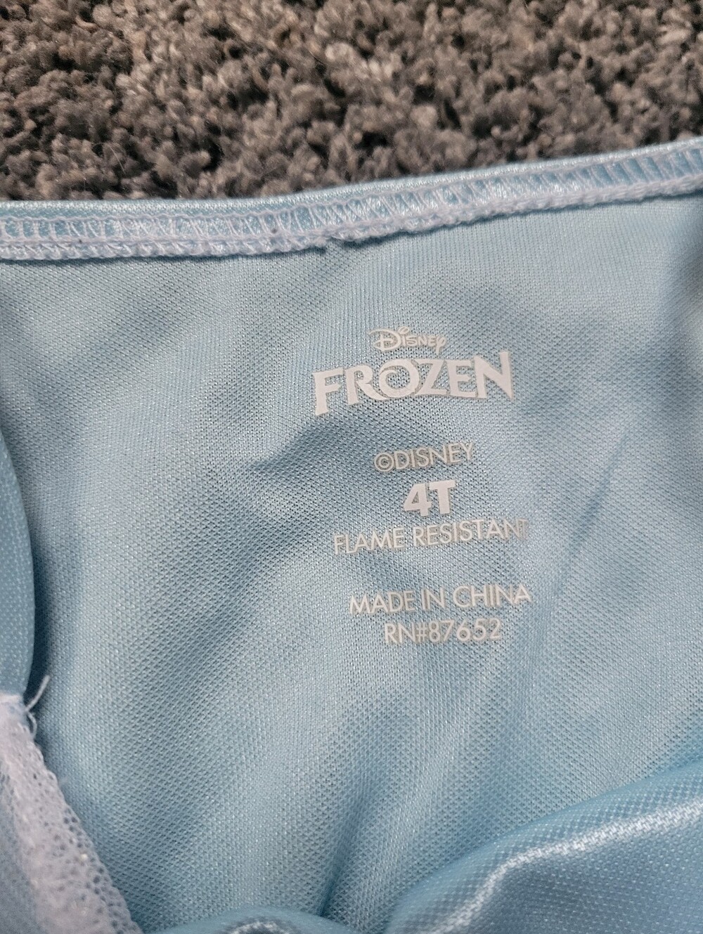 Disney Elsa Girls' Snowflake Nightgown Costume Dress Size 4T Frozen II - Picture 3 of 6